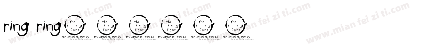 Ring Ring字体转换
